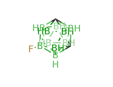 Molecular Structure of 73050-37-0 (9-fluoro-m-carborane)