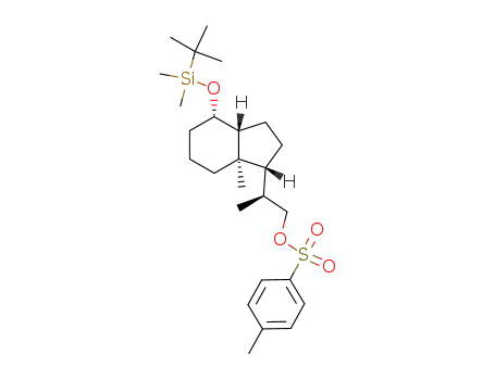 Toluene-4-sulfonic acid2-[4-(tert-butyl-dimethyl-silanyloxy)-7a-methyl-octahydro-inden-1-yl]-propyl ester/(2S)-2-[(4S,7aR)-4-{[Dimethyl(2-methyl-2-propanyl)silyl]oxy}-7a-m ethyloctahydro-1H-inden-1-yl