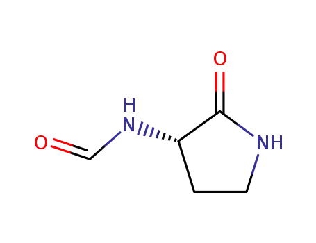 Molecular Structure of 146679-04-1 (Formamide, N-(2-oxo-3-pyrrolidinyl)-, (S)-)