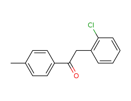 Molecular Structure of 41840-94-2 (Ethanone, 2-(2-chlorophenyl)-1-(4-methylphenyl)-)