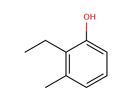 Molecular Structure of 6161-62-2 (2-ethyl-m-cresol)