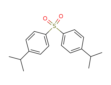 Molecular Structure of 57913-35-6 (bis(p-isopropylphenyl) sulphone)