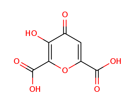 4H-Pyran-2,6-dicarboxylicacid, 3-hydroxy-4-oxo- cas  497-59-6
