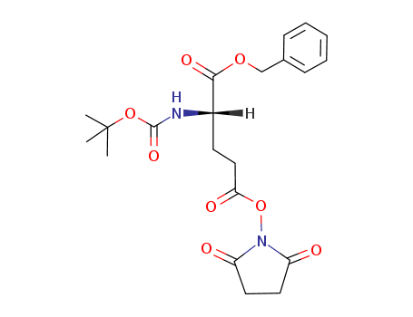 L-Glutamic acid,N-[(1,1-dimethylethoxy)carbonyl]-, 5-(2,5-dioxo-1-pyrrolidinyl)1-(phenylmethyl) ester
