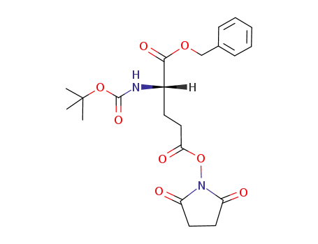 Molecular Structure of 78658-49-8 (BOC-GLU(OSU)-OBZL)