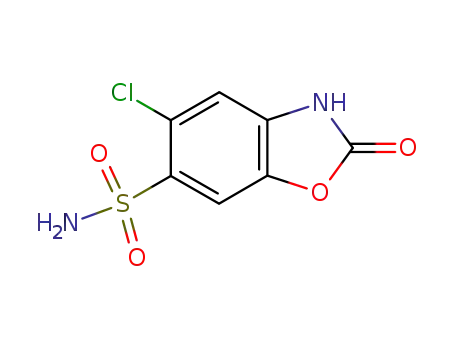 5- 클로로 -2,3- 디 하이드로 -2- 옥소 벤족 사졸 -6- 설폰 아미드