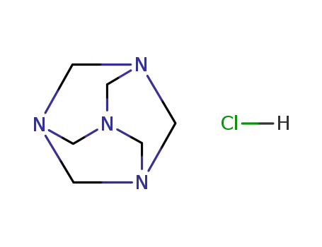 Molecular Structure of 24360-05-2 (methenamine hydrochloride)