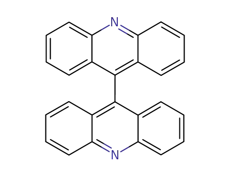 Molecular Structure of 3295-68-9 (9,9'-Biacridine)