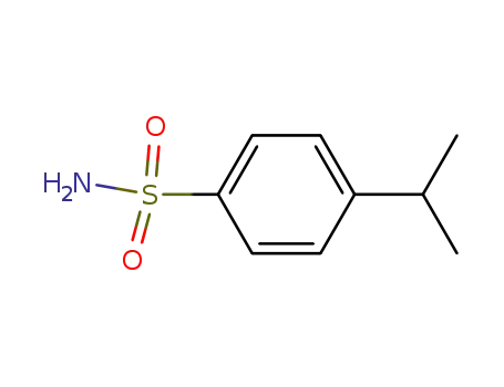 Molecular Structure of 6335-39-3 (Benzenesulfonamide, 4-(1-methylethyl)- (9CI))