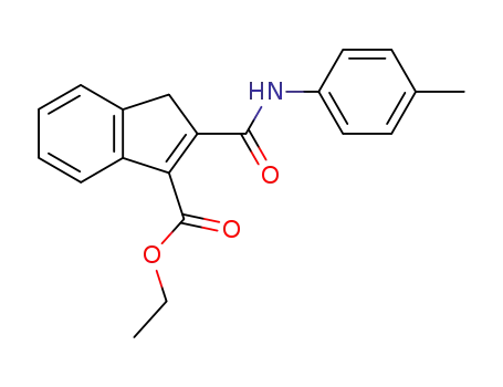 1H-Indene-3-carboxylic acid, 2-[[(4-methylphenyl)amino]carbonyl]-, ethyl
ester