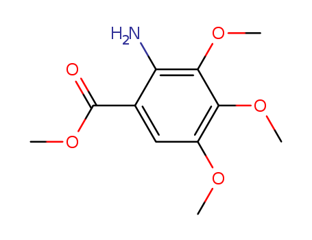 Methyl 2-amino-3,4,5-trimethoxybenzoate cas  5035-82-5