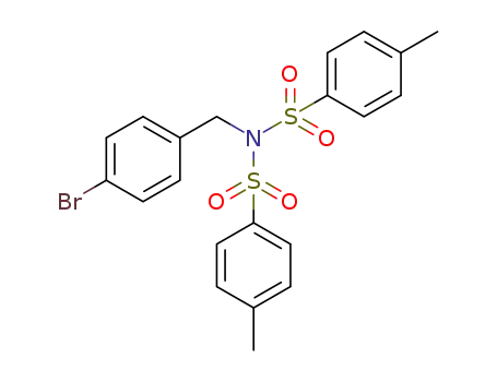 Molecular Structure of 1333226-10-0 (N,N-ditosyl-4-bromobenzylamine)