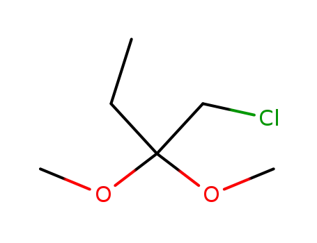 Molecular Structure of 77416-03-6 (1-Chloro-2,2-dimethoxybutane)