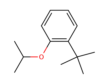 Molecular Structure of 85686-09-5 (2-t-butyl-1-isopropoxybenzene)