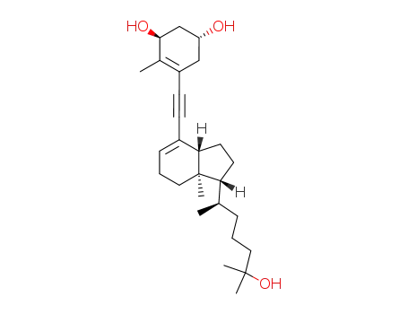 (1R,3S)-5-[(1R,3aR,7aR)-1-((1R)-5-hydroxy-1,5-dimethylhexyl)-7a-methyl-2,3,3a,6,7,7a-hexahydro-1H-inden-4-yl]ethynyl-4-methylcyclohex-4-ene-1,3-diol
