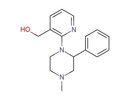1-(3-Hydroxymethylpyridin-2-yl)-4-methyl-2-phenylpiperazine(61337-89-1)
