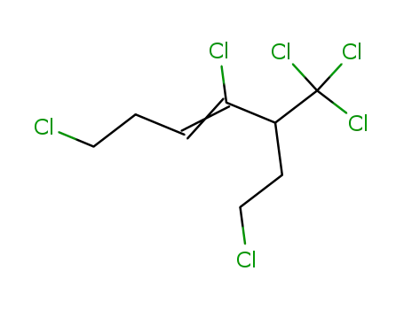 Molecular Structure of 86310-13-6 ((Z)-1,4,7-Trichloro-5-trichloromethyl-hept-3-ene)