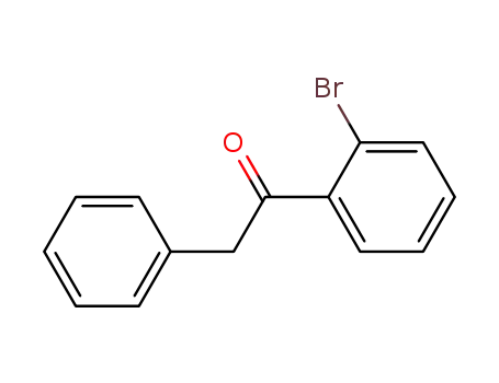 Molecular Structure of 36081-66-0 (1-(2-BROMOPHENYL)-2-PHENYLETHAN-1-ONE)