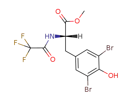 Molecular Structure of 105189-44-4 (3,5-DIBROMOTYROSINE TRIFLUOROACETAMIDE METHYL ESTER)
