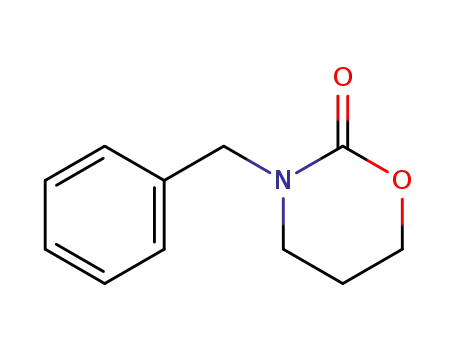Molecular Structure of 103897-19-4 (3-benzyltetrahydro-2H-1,3-oxazin-2-one)