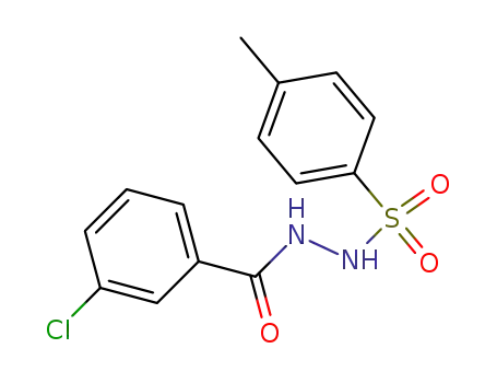 Molecular Structure of 57835-58-2 (Benzoic acid, 3-chloro-, 2-[(4-methylphenyl)sulfonyl]hydrazide)