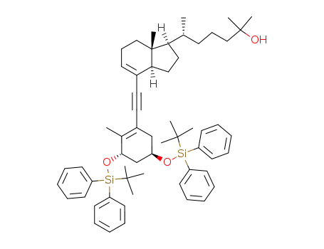 1α-<((tert-butyldiphenyl)silyl)oxy>-6,7-dehydro-25-hydroxyprevitamin D3 (tert-butyldiphenyl)silyl ether