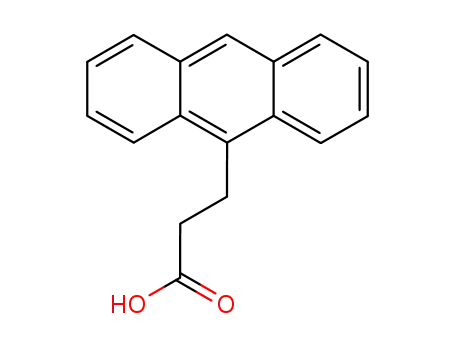 Molecular Structure of 41034-83-7 (3-ANTHRACEN-9-YL-PROPIONIC ACID)