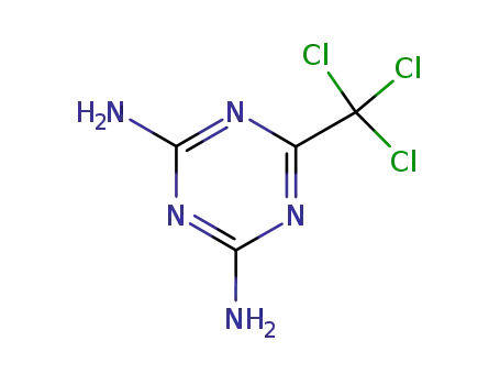 Molecular Structure of 16088-73-6 (6-(trichloromethyl)-1,3,5-triazine-2,4-diamine)