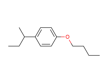 Molecular Structure of 36160-80-2 (1-butoxy-4-(1-methylpropyl)benzene)