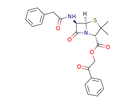 4-Thia-1-azabicyclo[3.2.0]heptane-2-carboxylic acid,
3,3-dimethyl-7-oxo-6-[(phenylacetyl)amino]- (2S,5R,6R)-,
2-oxo-2-phenylethyl ester