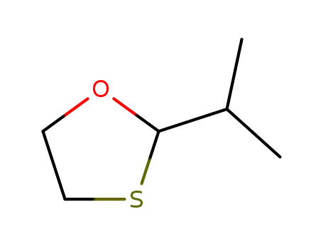 Molecular Structure of 17643-70-8 (2-Isopropyl-1,3-oxathiolane)