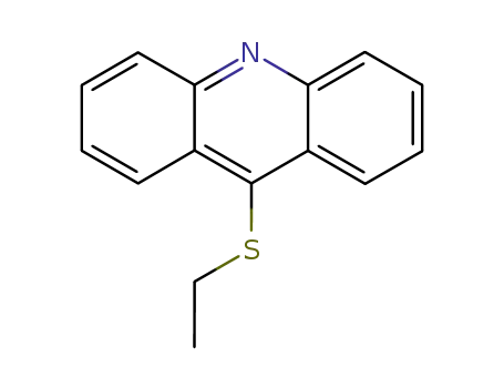Molecular Structure of 1444-14-0 (9-(ethylsulfanyl)acridine)
