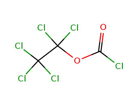 Molecular Structure of 97925-35-4 (chlorocarbonic acid pentachloroethyl ester)