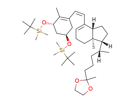 1α-tert-Butyldimethylsilyloxy-25,25-(ethylenedioxy)-27-norprevitamin D<sub>3</sub> tert-butyldimethylsilyl ether
