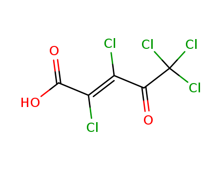 2-Pentenoic acid, 2,3,5,5,5-pentachloro-4-oxo- cas  19359-89-8
