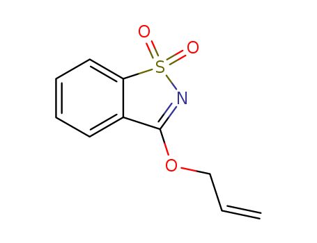 1,2-Benzisothiazole,3-(2-propen-1-yloxy)-, 1,1-dioxide