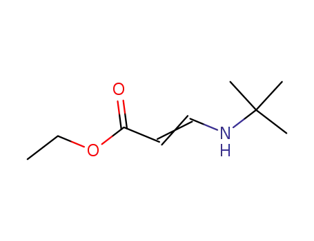 Molecular Structure of 131297-23-9 (ethyl 3-(N-tert-butylamino)propenoate)