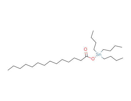 Tetradecanoic acid,tributylstannyl ester