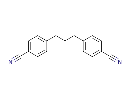 Molecular Structure of 5737-31-5 (1,3-bis(4-cyanophenyl)propane)