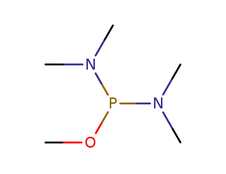 Molecular Structure of 17166-16-4 (phosphorous acid tetramethyldiamide methylester)