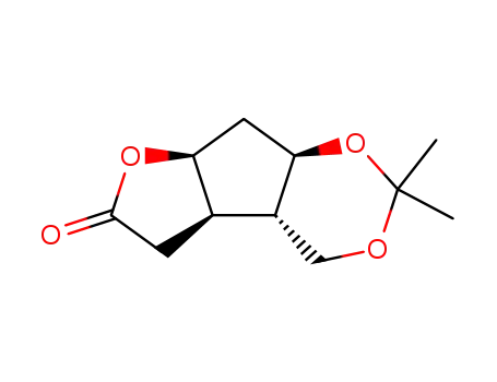Molecular Structure of 315716-34-8 ((1S,2S,6R,8S)-10,10-dimethyl-5,9,11-trioxatricyclo[6.4.0.0<sup>2,6</sup>]dodecan-4-one)