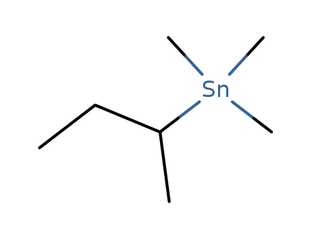 Molecular Structure of 64909-08-6 (Stannane, trimethyl(1-methylpropyl)-, (R)-)