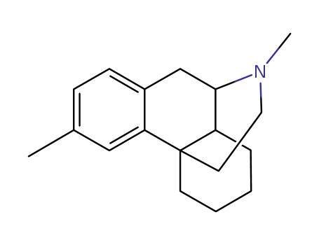 Molecular Structure of 36304-82-2 (N,3-Dimethylmorphinan)