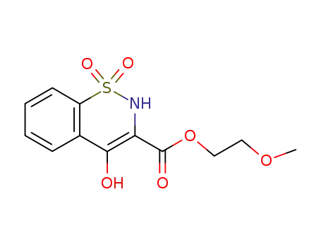 2-methoxyethyl 4-hydroxy-2H-1,2-benzothiazine-3-carboxylate 1,1-dioxide