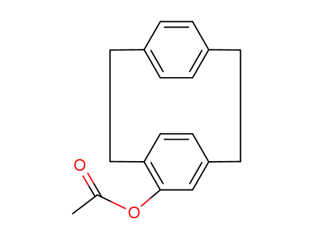 Molecular Structure of 5628-13-7 ((+/-)-4-acetoxy[2.2]paracyclophane)