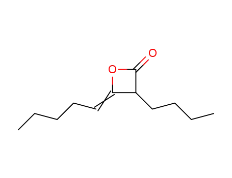 2-Oxetanone, 3-butyl-4-pentylidene-