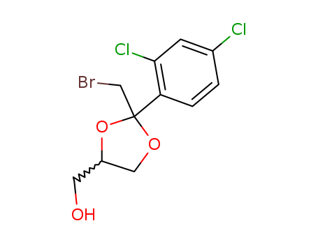 2-(Bromomethyl)-2-(2,4-dichlorophenyl)-1,3-dioxolane-4-methanol