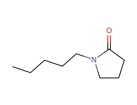 Molecular Structure of 65032-11-3 (1-Pentyl-2-Pyrrolidone)