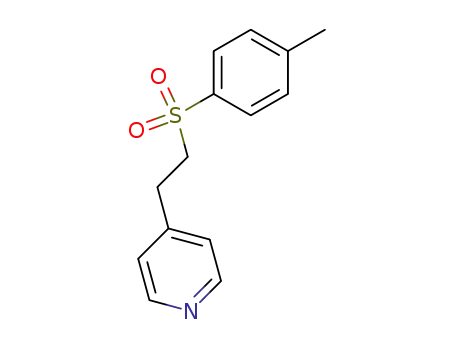Pyridine, 4-[2-[(4-methylphenyl)sulfonyl]ethyl]-