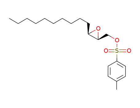 Molecular Structure of 113466-78-7 ((3-decyloxiran-2-yl)methyl 4-methylbenzenesulfonate)